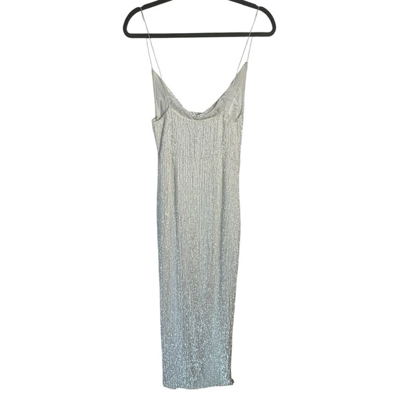 Retrofête Katya Moonglow White Sequin Embellished Gown Size Med NWT - Picture 5 of 14